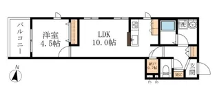 【旭化成ヘーベルメゾン】VINAKA大谷口【2階】の間取り