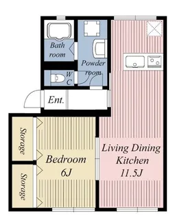 シティハイムローレルA【2階】の間取り