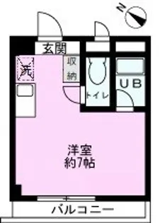 ベルグランド春日【2階】の間取り