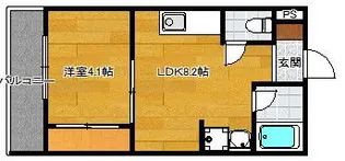 グランブルー2【3階】の間取り