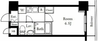 グランド・ガーラ西麻布【6階】の間取り