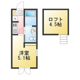 ハーミットクラブハウス菊名B棟【1階】の間取り