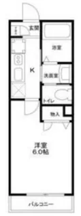 FOREST EAST【1階】の間取り