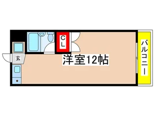 パークサイド樹里【3階】の間取り