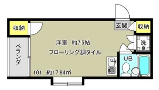 セブンコート【1階】の間取り