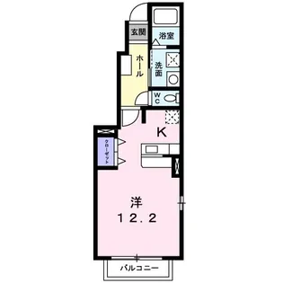 ヴィラ・コスモI【1階】の間取り