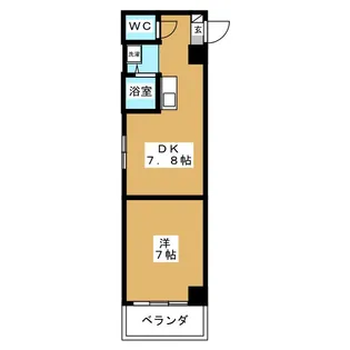 MTなごの1001【5階】の間取り