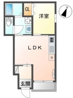 Garden 楓【1階】の間取り