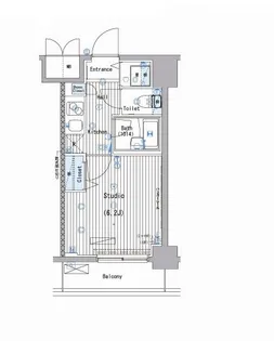 ガーラ・ステージ大塚駅前【12階】の間取り