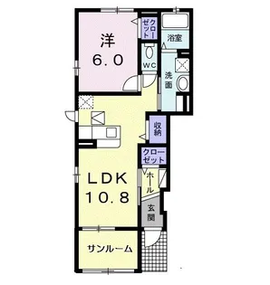 ラニエ・ガーデン【1階】の間取り