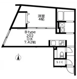 ユーレジデンス武蔵小山【3階】の間取り