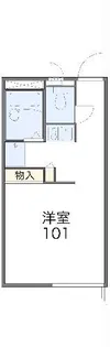 レオパレスエストーディオ【2階】の間取り