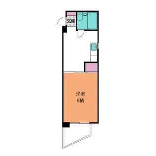 第5七福ビル【5階】の間取り