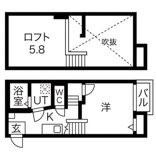Creo中村公園七番館【1階】の間取り