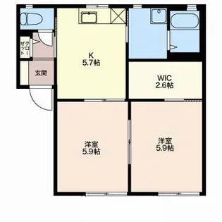 アンダンテ【1階】の間取り