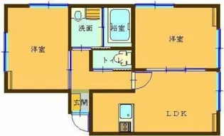 ラフティ1【2階】の間取り