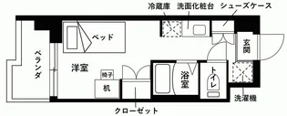 セレッソブローテ桜新町【6階】の間取り