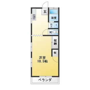 第1臼倉コーポ【2階】の間取り