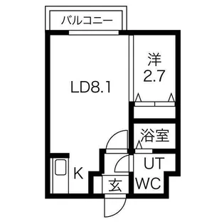 グランメール南郷14【3階】の間取り