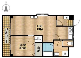 テラス新城【3階】の間取り