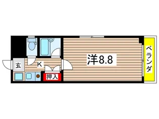 ボナール桜山【2階】の間取り