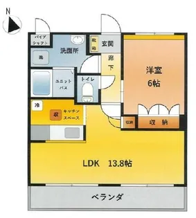 ウィンドシティII【2階】の間取り