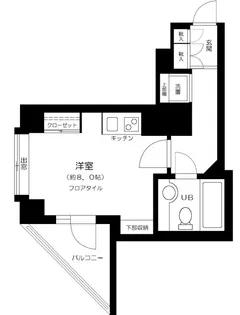 アルカーデンシティリンクス新宿【10階】の間取り