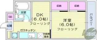 COKULAS上杉山【3階】の間取り