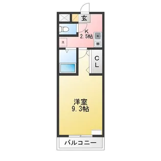 A・City今本町III【3階】の間取り
