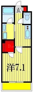 ラントヴィル西船橋【3階】の間取り