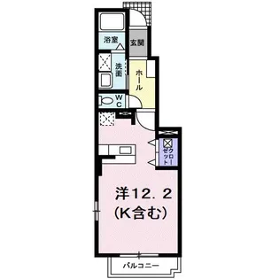 フォレストコート明神III【1階】の間取り