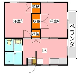 ラフォーレ星久喜【2階】の間取り