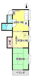 グリーンリーフ【1階】の間取り