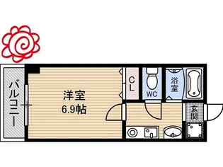 デンクマール50【6階】の間取り