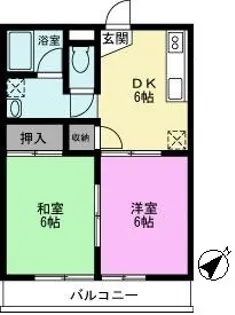 ラーバンハイム【2階】の間取り