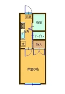 コートパレス国見(7.21)【2階】の間取り