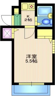 APPLE KOMABA【2階】の間取り