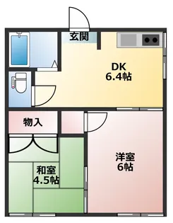 コーポメゾン桜【2階】の間取り