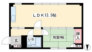コーポ司【2階】の間取り