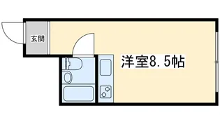 新大阪コーポビアネーズ【11階】の間取り
