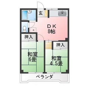 メゾンクサノ【2階】の間取り