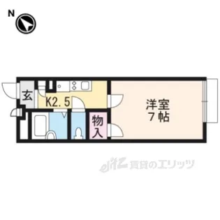 レオパレスMUTSUMI【2階】の間取り
