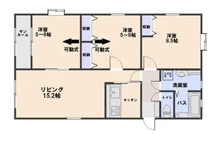 ハートランド A【1階】の間取り