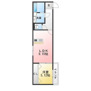 グリーンフォレスト那加門前【1階】の間取り