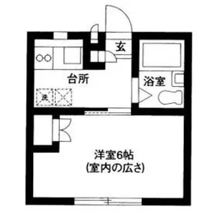 グリーンハイツ【2階】の間取り