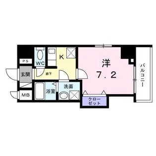 シエロ西竹の塚【7階】の間取り