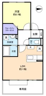 ウィンバード【1階】の間取り