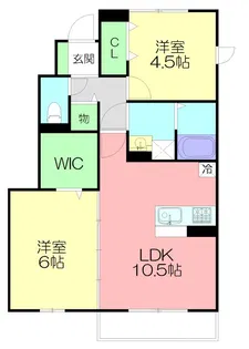 ラ・セーヌ【2階】の間取り