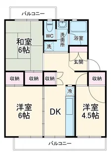エレガンス門池【2階】の間取り