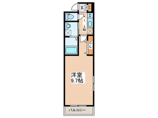 ディア ベルジュ【2階】の間取り